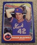 1986 Fleer Roger McDowell # 89 MLB Baseball Rookie Card
