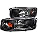 Dodge Ram Ws St Lt 1500 2500 3500 Headlights Black