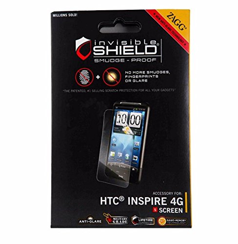 InvisibleShield for HTC Inspire - 1 Pack - Screen Protector - Retail Packaging - Clear