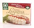 Caesar's Pasta Gluten Free Cheese Lasagna with Marinara Sauce Entrée