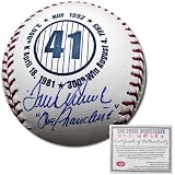 Tom Seaver Autographed Special #41 Stat Logo Baseball with The Franchise Inscription