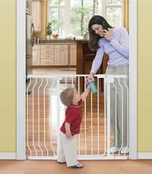 Summer Infant Sure and Secure Extra Tall Walk-Thru Gate, White