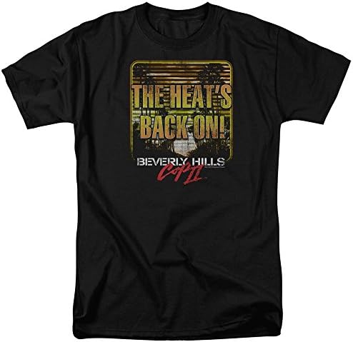 Beverly Hills Cop III The Heats Back On Mens Short Sleeve Shirt BLACK 3X