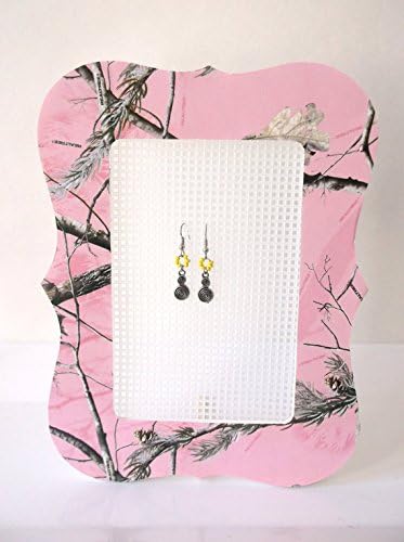 Earring Holder, Pink Camo