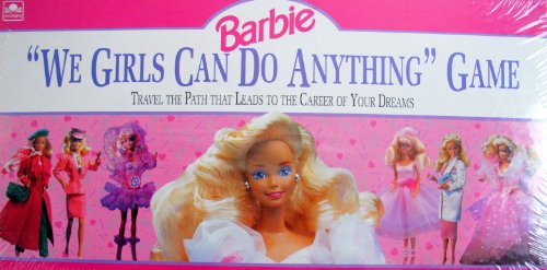 BARBIE We Girls Can Do Anything GAME (1991 From WESTERN PUBLISHING LIBRARY)-image