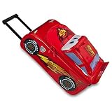 Disney Pixar Cars 2 Rolling Lightning McQueen Luggage Suitcase Race Car