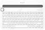Logitech Bluetooth Multi-Device Keyboard K480 for Computers, Tablets and Smartphones, White (920-006343)　並行輸入