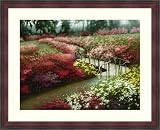 Monets Flower Garden by Zhen-Huan Lu - Framed Artwork