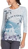 Gloria Vanderbilt Women's Destination Tee - Greece,Blue,Large