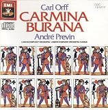 Produkt-Bild: CARL ORFF: Carmina Burana - Andre Previn /London Symphony Orchestra, London Symphony Orchestra Chorus / Gerald English, Sir Thomas [baritone] Allen, Sheila Armstrong -EMI 1986-WEST GERMANY EDITION