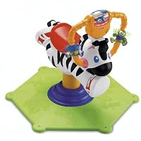 Fisher-Price Go Baby Go Bounce and Spin Zebra