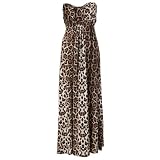 Miso Leopard Print Maxi Dress - Brown - Womens