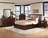 6 Piece Nadine Bedroom Set in Dark Mahogany Finish by Coaster - 201331