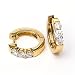 1.03 Carat 14KYG Diamond Hoop Earrings