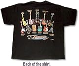 FAMOUS Guitar Players Guitars Men's T Shirt Size XL