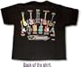 FAMOUS Guitar Players Guitars Men's T Shirt Size XL