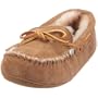 Minnetonka Women's Moccasins Sheepskin Softsole Moc Slipper Tan Size 7