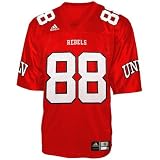 adidas UNLV Runnin' Rebels #88 Scarlet Replica Football Jersey