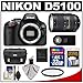 Nikon D5100 Digital SLR Camera Body with 18-300mm VR Zoom Lens + 32GB Card + Case + Filter + Remote + Accessory Kit