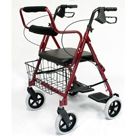 Roscoe Transport Rollator (Walker/Chair/Wheelchair) -- 3-in-1 solution (FREE SHIPPING)!