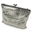 Whiting&Davis -- *Gate Frame With Swarovski Crystals Pewter 1 5616 -- Handbags