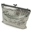 Whiting&Davis -- *Gate Frame With Swarovski Crystals Pewter 1 5616 -- Handbags