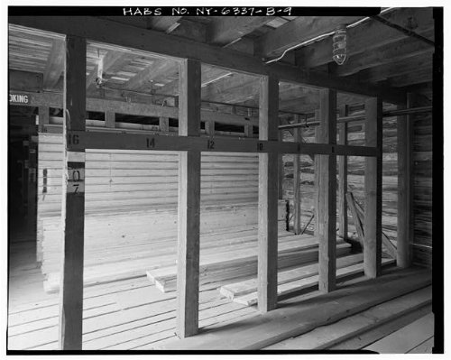 Historic Photo Fort Drum Lumber Storage Shed 