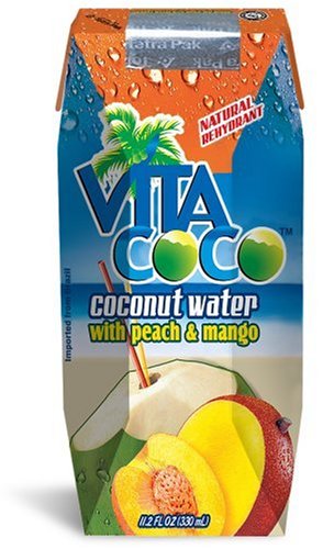 Childrens Toyshop  Health & Personal Care : Vita Coco Coconut Water with Peach & Mango, 11.2-Ounce Containers (Pack of 12)