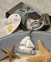 SAILBOAT DESIGN KEY CHAIN FAVORS, Quantity of 36 pc,