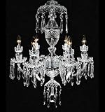 WATERFORD CRYSTAL AVOCA CHANDELIER 6 ARM