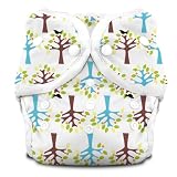 Thirsties Duo Diaper Snap, Blackbird, Size One (6-18 lbs)