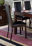Cappuccino Finish Side Chair (Set of 2) by Coaster Furniture