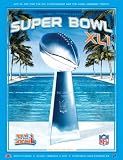 Canvas 22 x 30 Super Bowl XLI Program Print | Details: 2007, Colts vs Bears