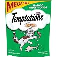 Whiskas Temptations Tartar Control Seafood Medley Flavour Treats for Cats, 6.3-Ounce Pouches (Pack of 10)