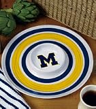 14 Michigan Wolverines Melamine Chip and Dip Serving Tray