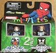 MARVEL MINIMATES COSMIC SPIDER-MAN AND TRANSFORMATION VENOM ACTION FIGURE 2 PACK