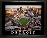 Detroit Tigers - Comerica Park Aerial - Lg - Framed Poster Print