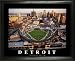 Detroit Tigers - Comerica Park Aerial - Lg - Framed Poster Print