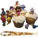 Dora Explorer Family & Friends Birthday Cake Cupcake Toppers - Decorations/Favors- 12 Figures & Dora Lanyard