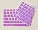 Bodu Colorful Keyboard Protector for HP Pavilion G4 G6 M4; Envy 4 6 15 Pro; DM4 DV4; HP 450 1000 2000; Presario 431 430 450 Q43 CQ57 CQ45.246 G1 Pavilion TouchSmart 14-B137TX,242 G1(Purple)