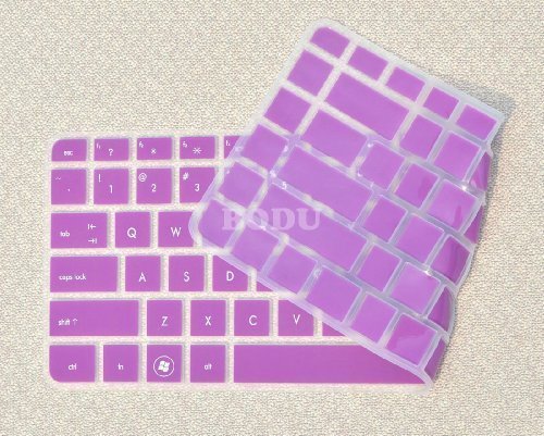 Bodu Colorful Keyboard Protector for HP Pavilion G4 G6 M4; Envy 4 6 15 Pro; DM4 DV4; HP 450 1000 2000; Presario 431 430 450 Q43 CQ57 CQ45.246 G1 Pavilion TouchSmart 14-B137TX,242 G1(Purple)