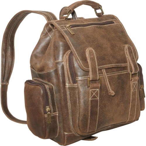 ClaireChase Sierra Laptop Back Pack (Distressed Brown) On Sale