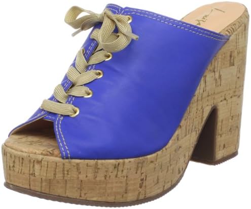 Luiza Barcelos Women's Qi013 - G Pump,Canvas Bic,10 M US