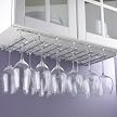 The Wine Enthusiast Hanging Metal Stemware Rack
