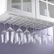 The Wine Enthusiast Hanging Metal Stemware Rack