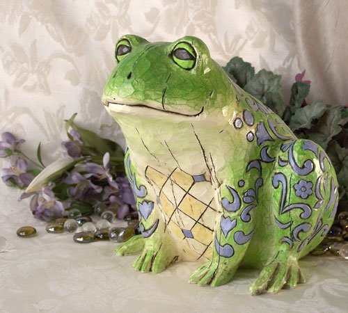 Jim Shore Heartwood Creek Frog Toad Garden Figurine 4005175