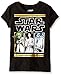 STAR WARS Big Girls' Classic Group Short Sleeve Tee, Black, Small