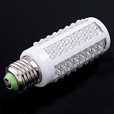 E27 7W 110V 108 LED Corn Light Bulb White 6000-6500k
