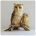 Owl Trinket Box Set with Swarovski Crystals, Owl and Baby Ring Box, Mommy Owl and Chick Pill Box, Mother and Child Jewelry Box FREE SHIPPING