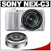 Sony Alpha NEX-C3 Digital Camera Body & E 18-55mm OSS Lens (Silver) with E 16mm f/2.8 Lens thumb